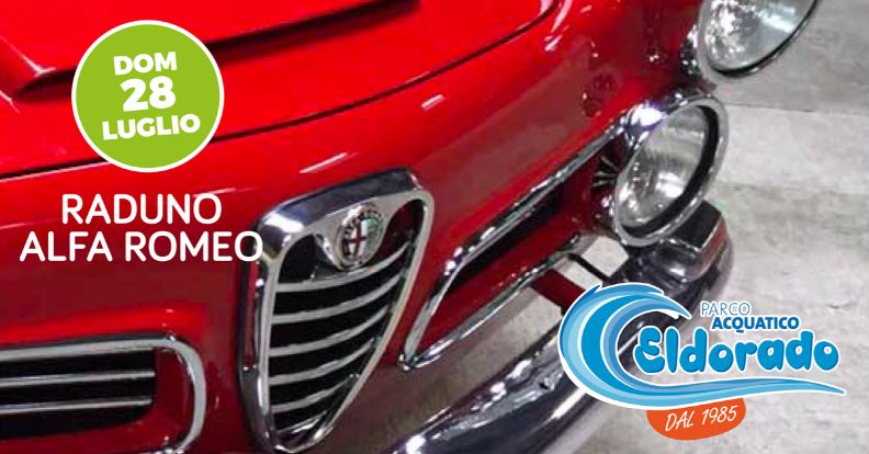 Il Raduno delle Alfa Romeo, tenutosi il 28 Luglio 2019 al Parco Acquatico Eldorado